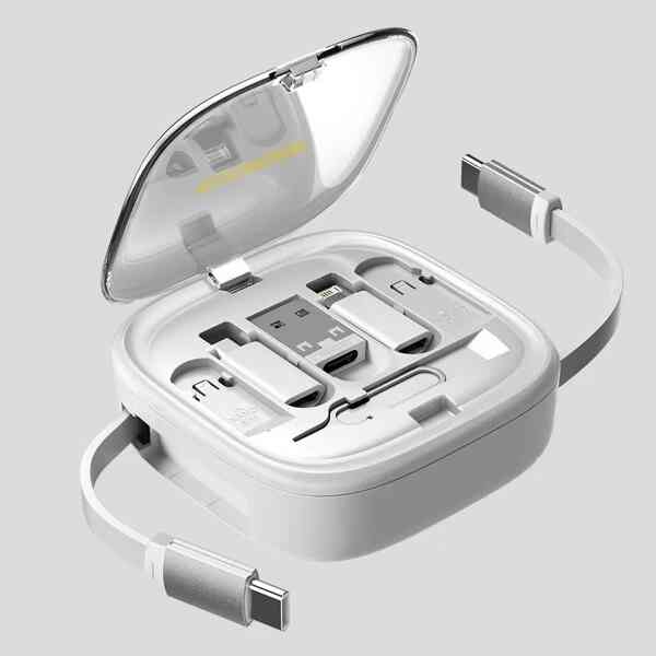 USB Type C To Type C Cable 60W Data Cord With Storage Box show